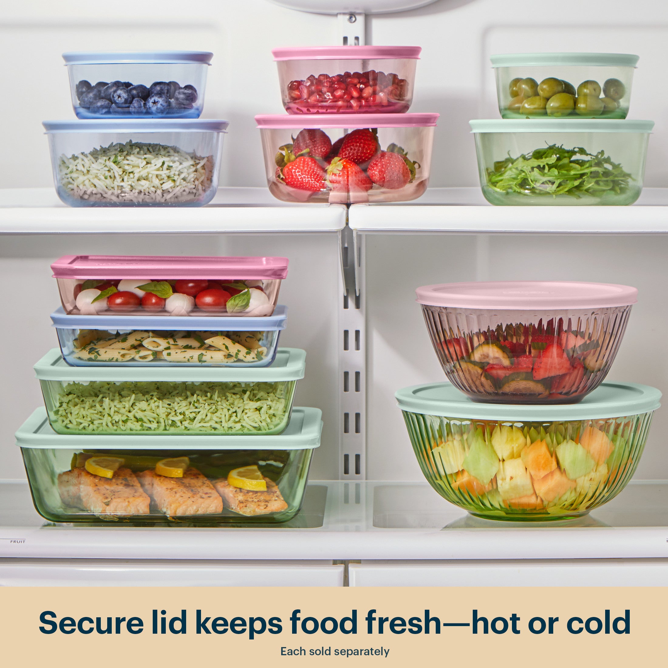 Pyrex? Simply Store? Tinted Glass 6-cup Rectangle Storage Container with Lid. Aqua - Image 6