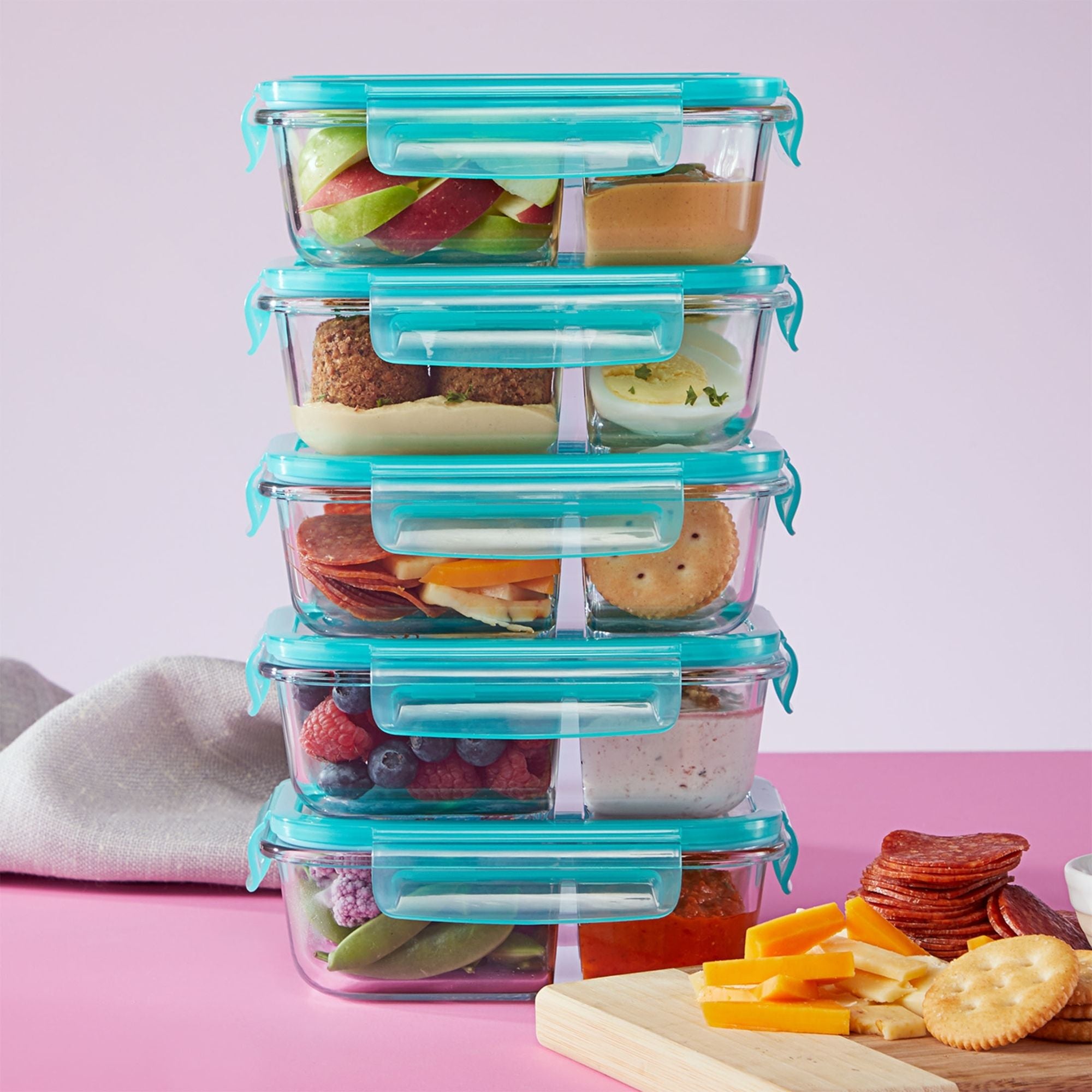 Pyrex? MealBox 10-Piece Divided Storage Set. 2.3 Cup - Image 2