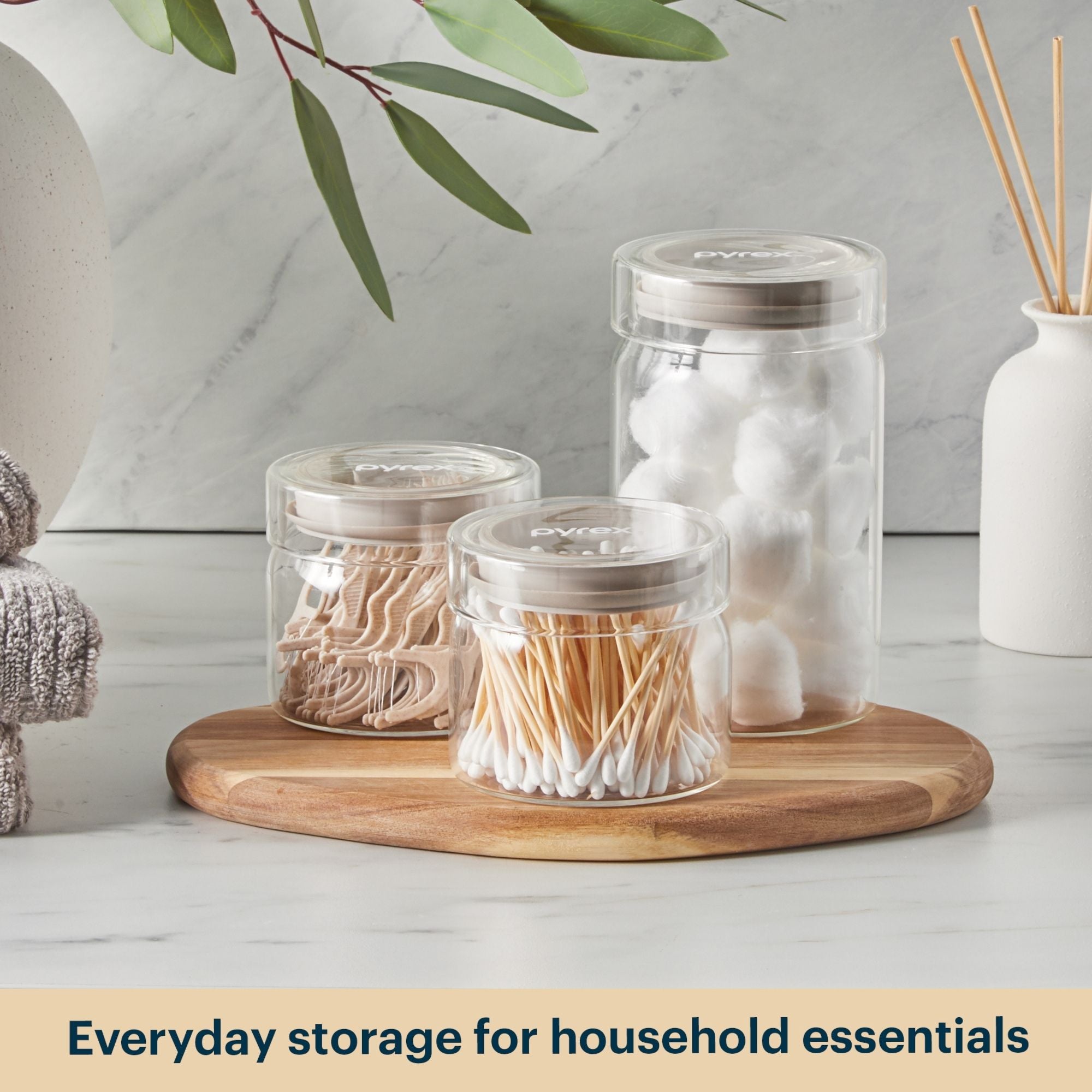 Pyrex? 6-Piece Lightweight Glass Canister Set - Image 6