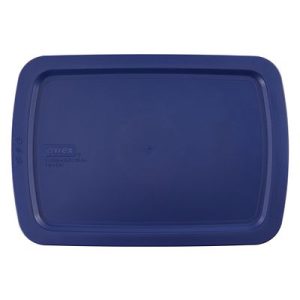 Pyrex? Blue Lid for Easy Grab? 3-quart Rectangular Baking Dish